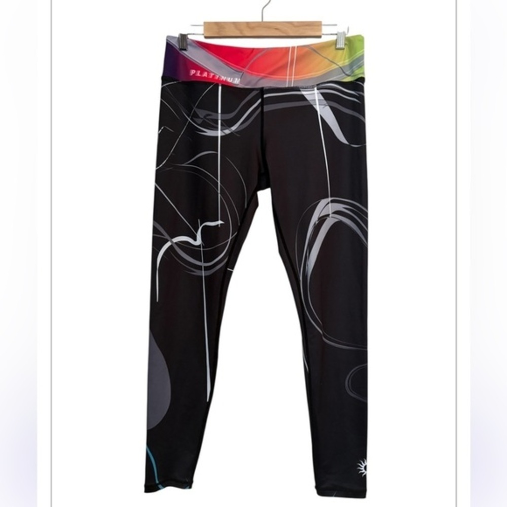 PLATINUM Sun Women's  Outdoors Swim Leggings UPF 30+ Size XL